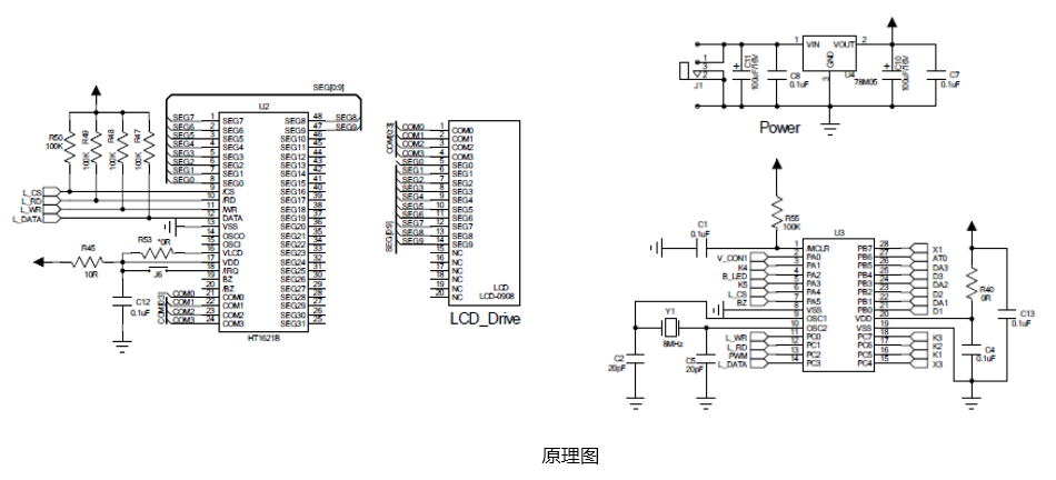 單片機(jī)開發(fā)英銳恩LCD驅(qū)動IC芯片方案