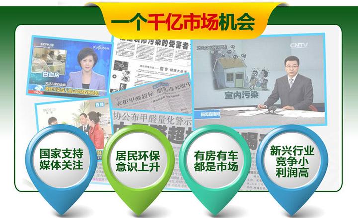 代理除甲醛加盟項目好不好？