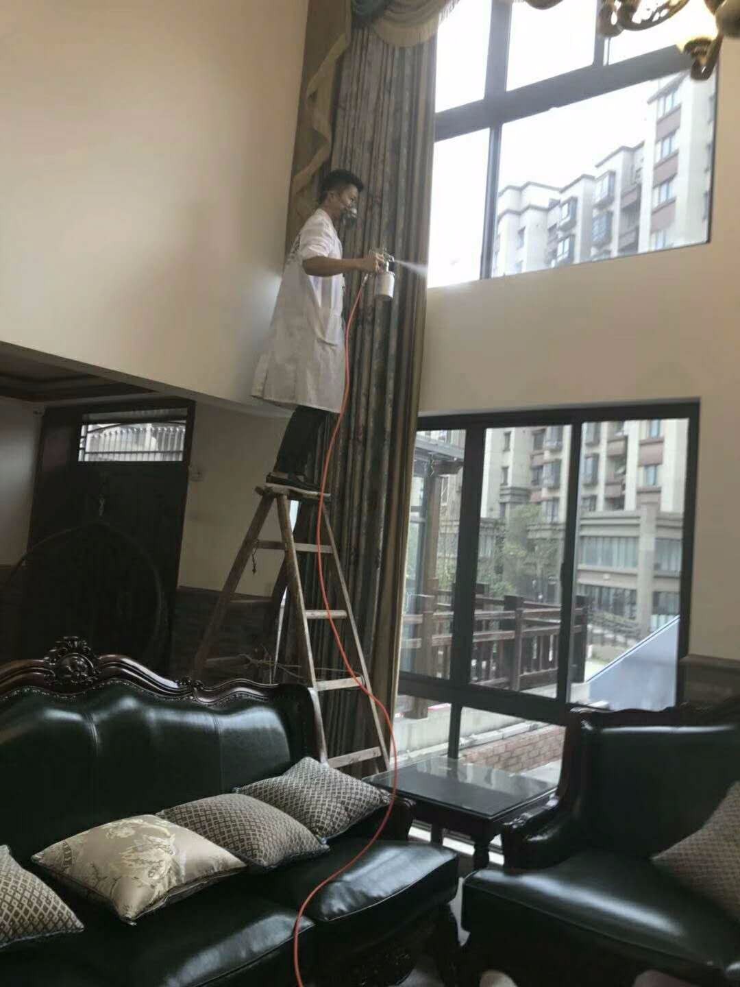 周女士別墅室內空氣甲醛檢測治理項目