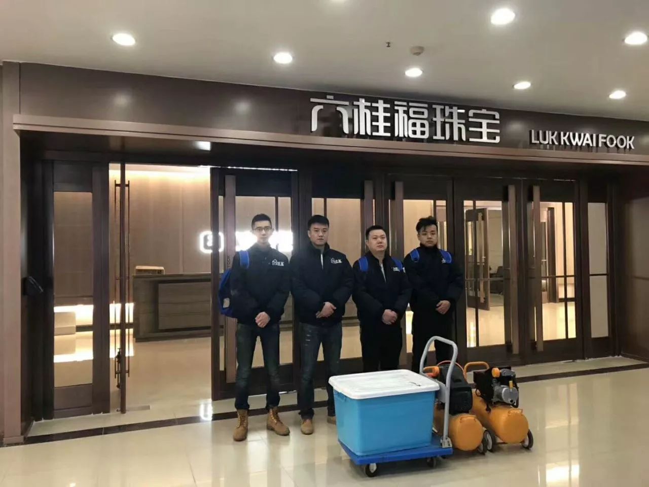 六桂福珠寶華中總部室內(nèi)空氣治理?